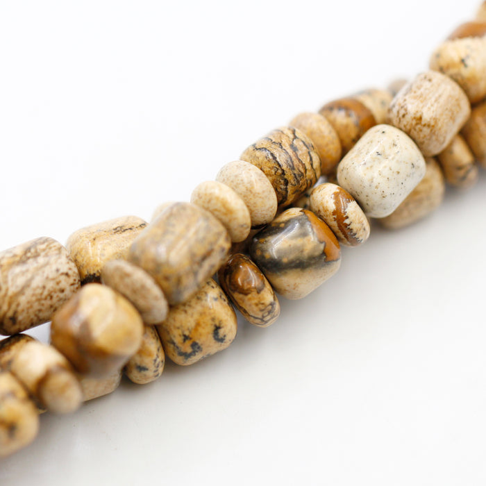 (jas022) 10mm Graduated Picture Jasper