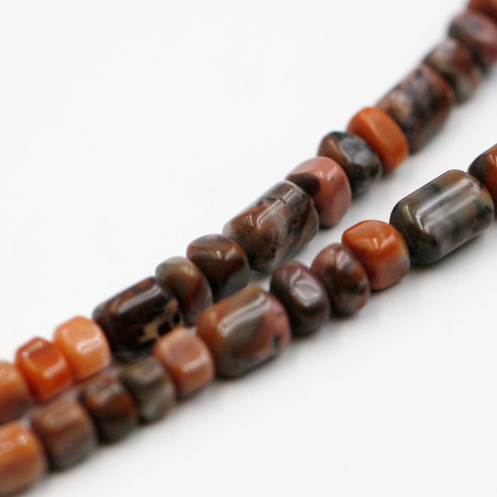 (jas037) 8mm Autumn Jasper