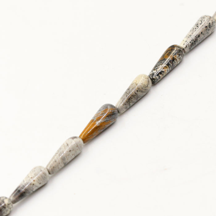 (silvleaf006) Silver Leaf Jasper Cones