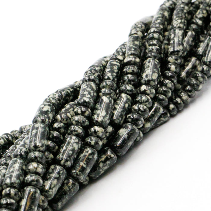 (greenjasp003) 13x6mm Sweet Water Jasper