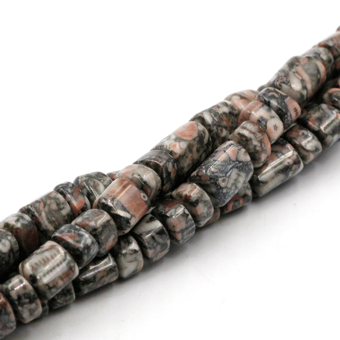 (fossjasp006) 10mm Fossil Jasper