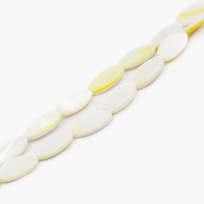 (mop043) Mother of Pearl Flat Ovals