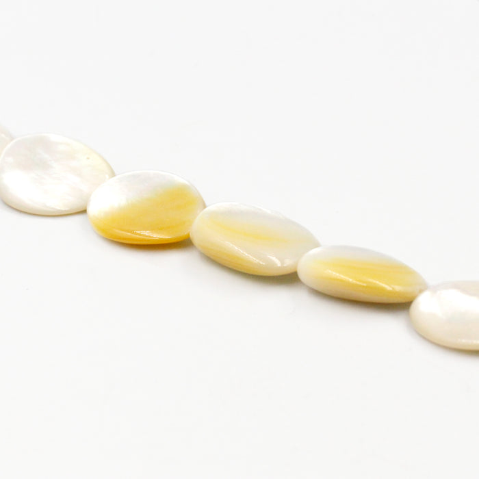 (mop042) Mother of Pearl Flat Nuggets