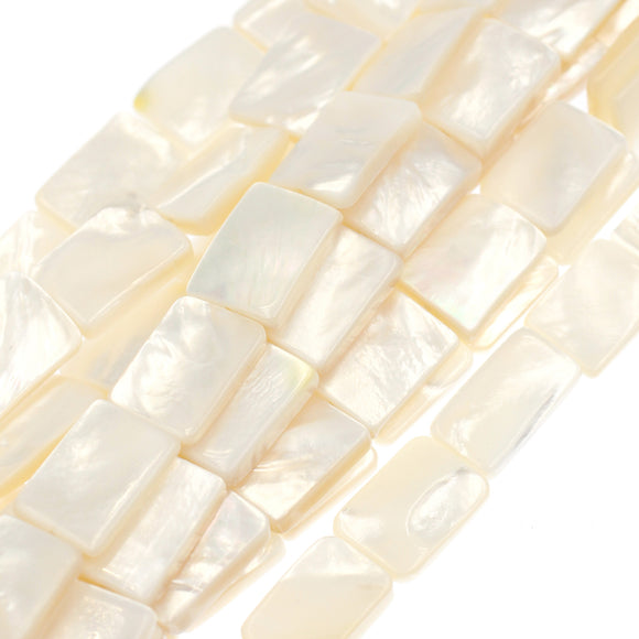 (mop031) 22x15mm Mother of Pearl Rectangles