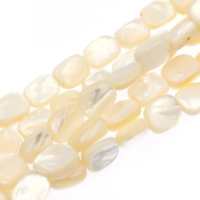 (mop033) Flat Mother of Pearl Nuggets