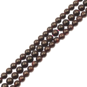 (gar006) 8mm Garnet Beads