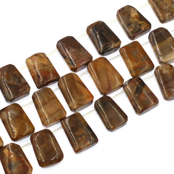 (jas061) Wood Jasper Beads