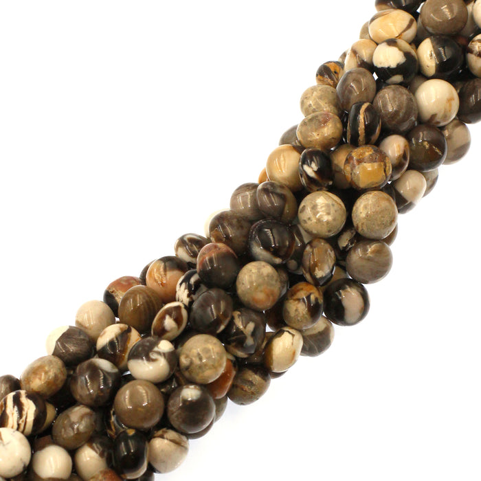 (jas060) 10mm Peanut Jasper Ovals