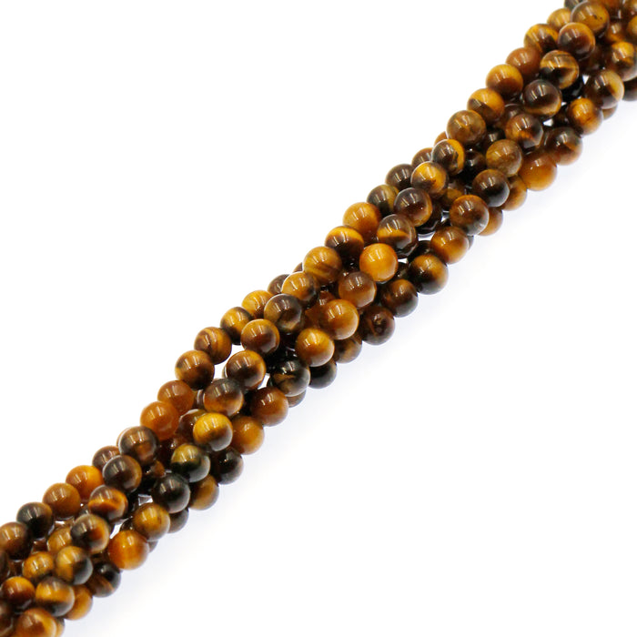 (tig001) 4mm Tigers Eye Beads