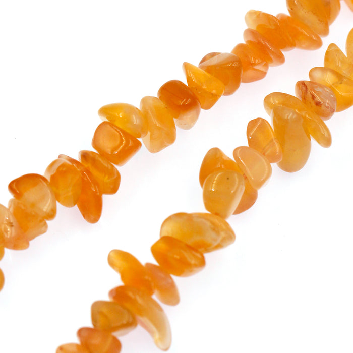 (chal002) Orange Chalcedony Nuggets