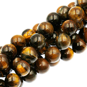 (tig011) 10mm Tigers Eye Rounds