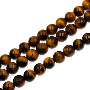 (tig010) 8mm Tigers Eye Rounds