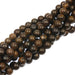 (bro005) 10mm Bronzite Rounds - Scottsdale Bead Supply