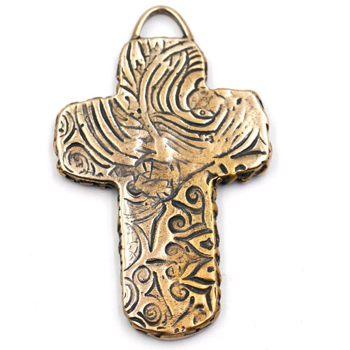 old world bronze cross