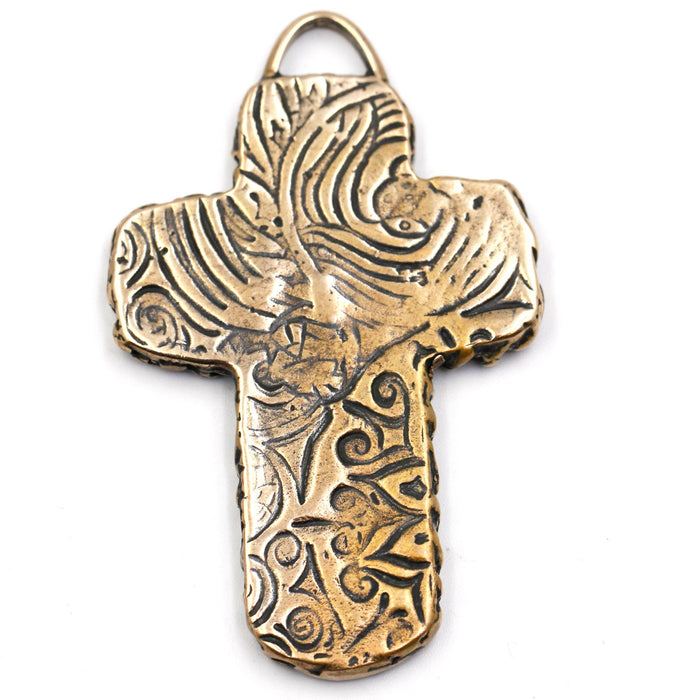 old world bronze cross