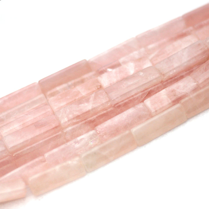 (qtz010) 30mm Rose Quartz Triangular Tubes