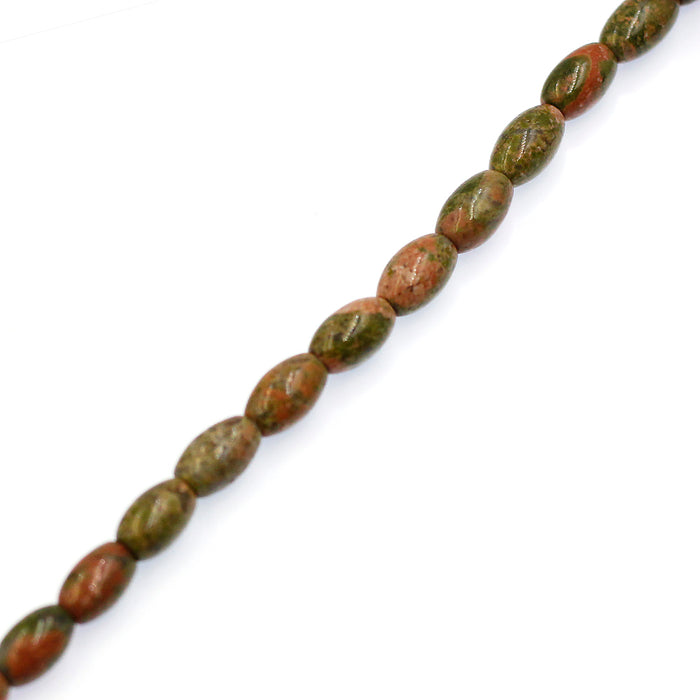 (unakite013) 8x13mm Unakite Barrels