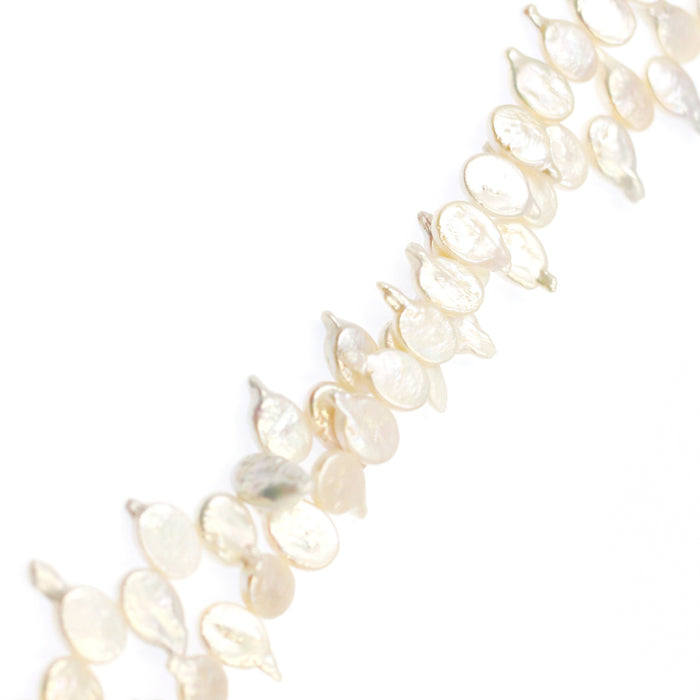 (fwp032) Baroque Flat Fresh Water Pearls