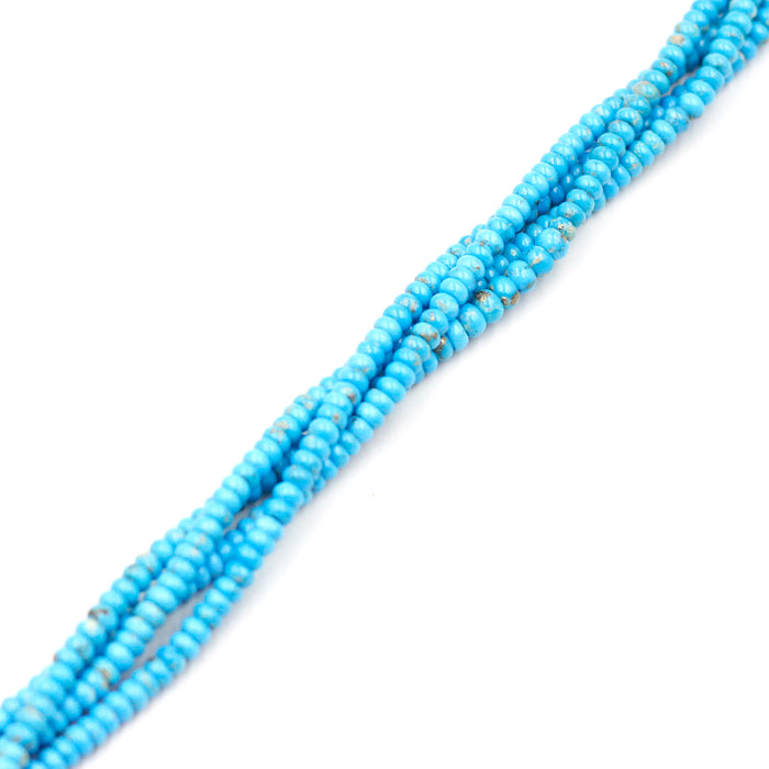 (turq099) 5mm Sleeping Beauty Turquoise Roundels