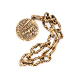 (ABR007) Coin Bronze Bracelet