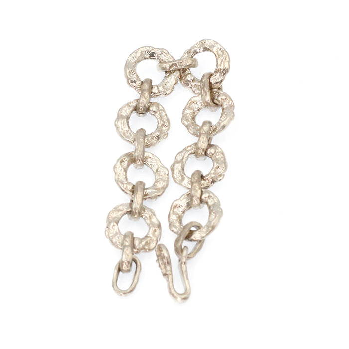 (ABR003) Large Handmade Sterling Silver Bracelet