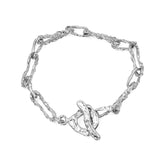 (ABR002) Handmade Sterling Silver Bracelet