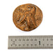 Solid Bronze Coin Button By Old World Bronze