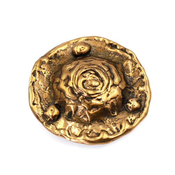  ZYAMY 10pcs Bronze Mushroom Domed Buttons Antique