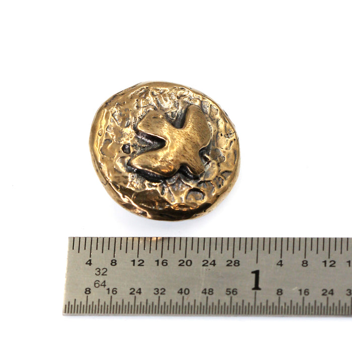 (bzbn032) Large Dove Button