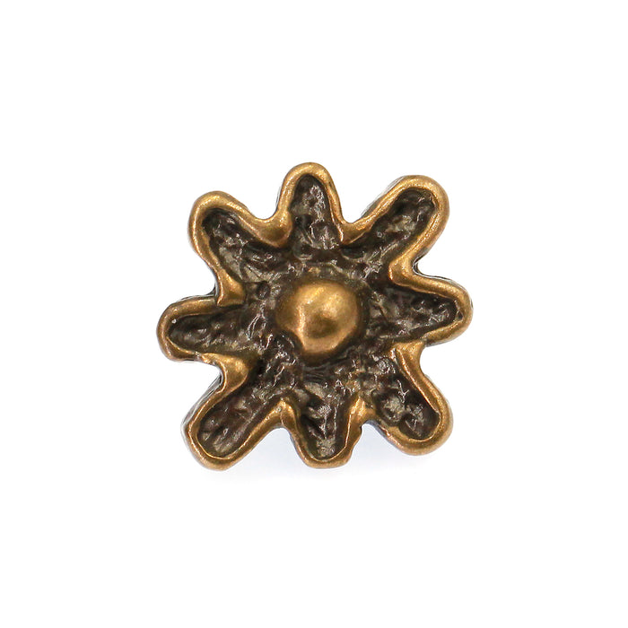 (bzbn030-N0297) Bronze Button Clasp.