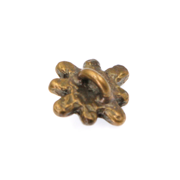 (bzbn030-N0297) Bronze Button Clasp.