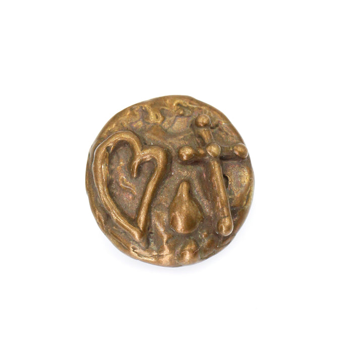 (bzbn035-N0641) Bronze Button