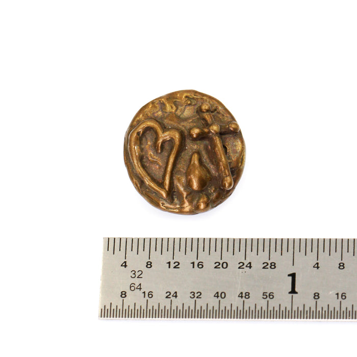 (bzbn035-N0641) Bronze Button