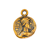 (bzrc036-9884) Indo Parthian Ancient Bronze Coin Reproduction