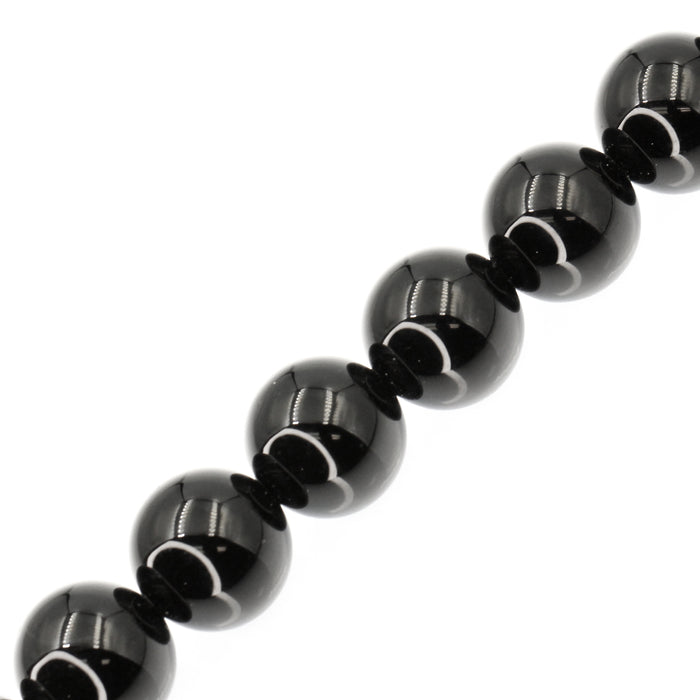 14mm Round Black Onyx