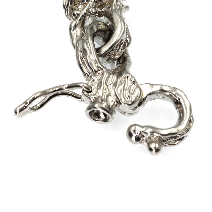 (ABR016) Hidden Clasp Sterling Silver Bracelet