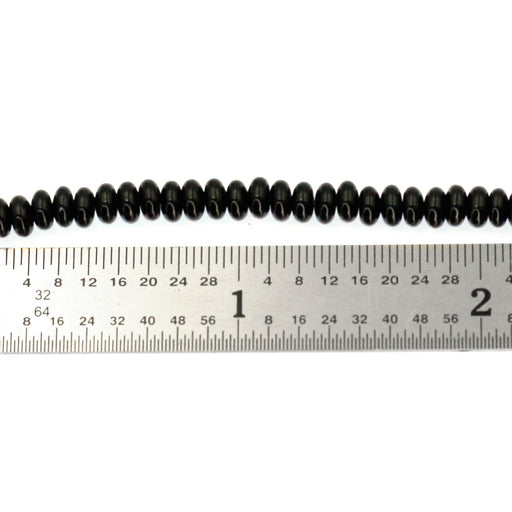 4mm Black Onyx Roundelles