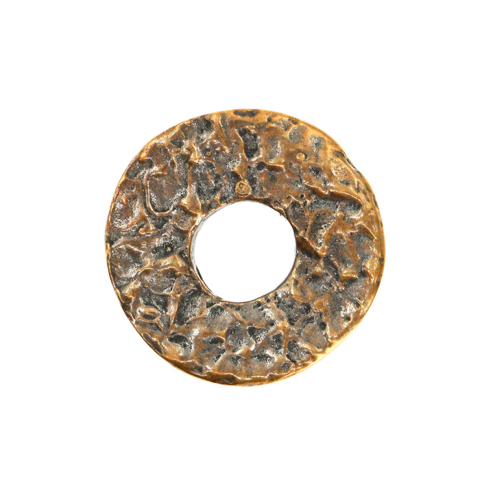 (bzbd074) Bronze Donut Bead