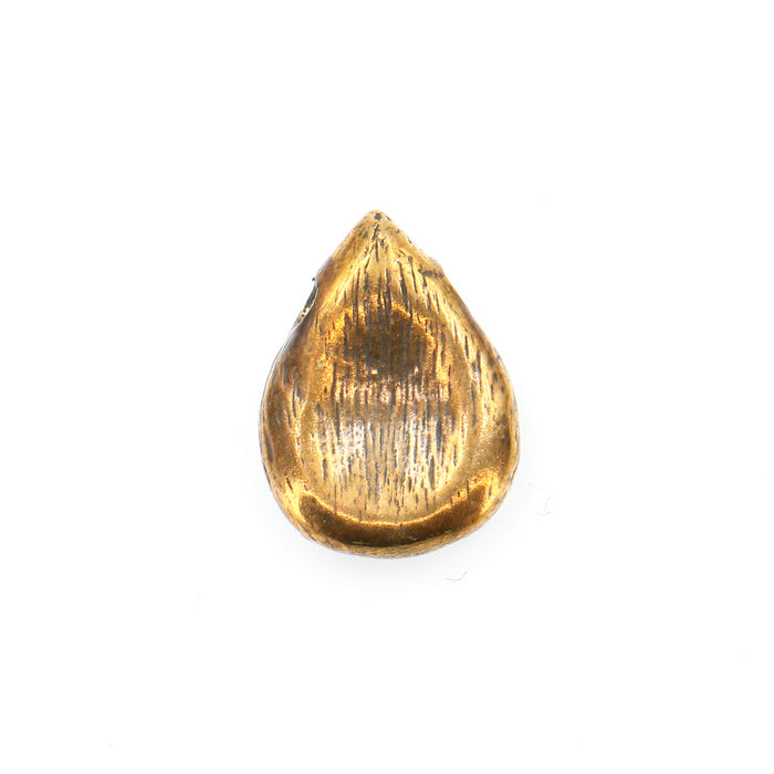 (bzbd123) Bronze Smooth Teardrop Bead