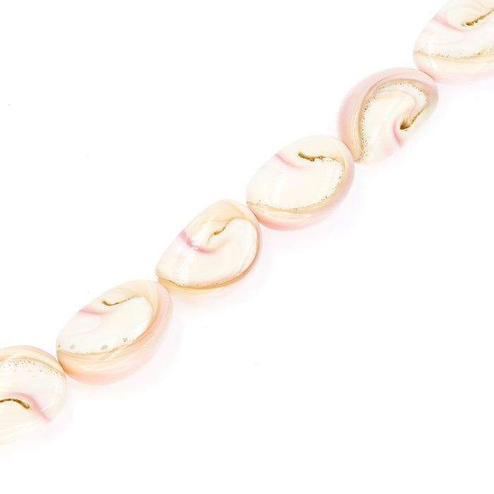 (CON-002) 31x23mm Pink Conch Shell