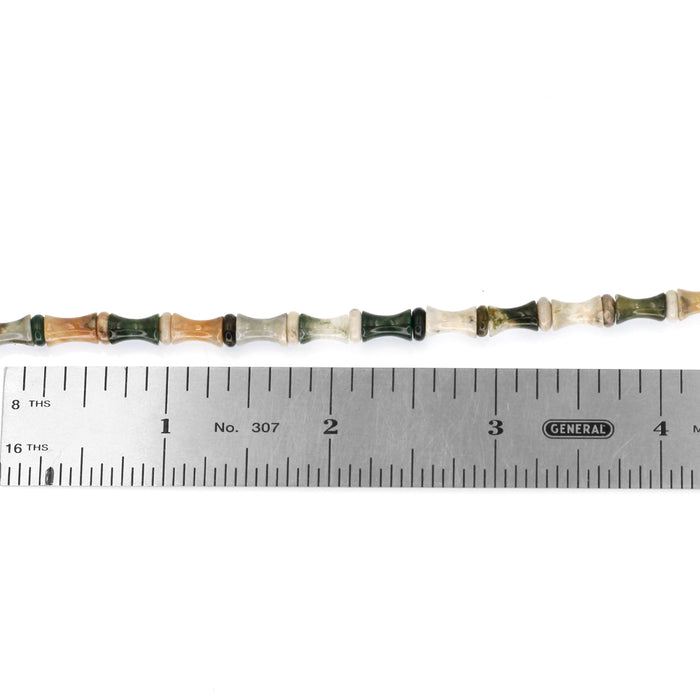 (jas093) 5mm Ocean Jasper Tulips and Roundels