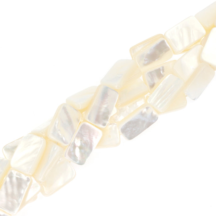 (MOP-008) 13x22mm Mother of Pearl Rectangles