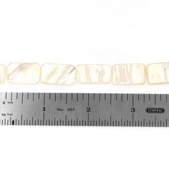 (MOP-008) 13x22mm Mother of Pearl Rectangles
