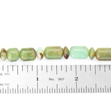 (cprase006) 8-10mm Chrysoprase Graduated Barrels and Roundels
