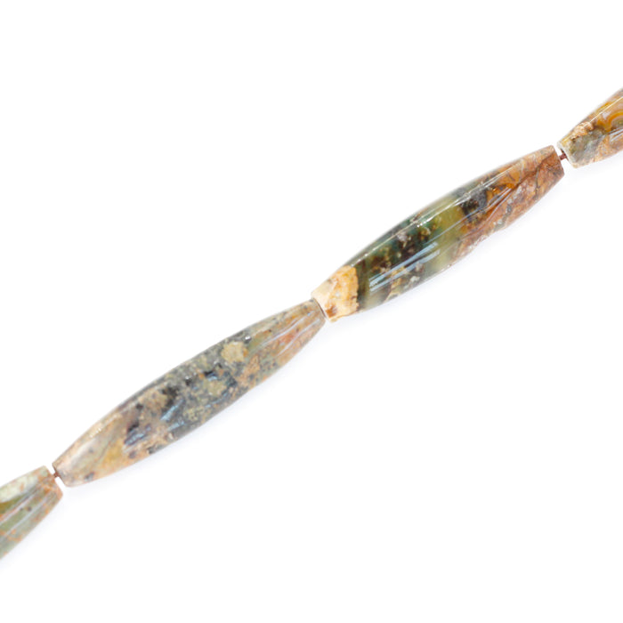 (jas101) 43mm Triangular Jasper Barrels