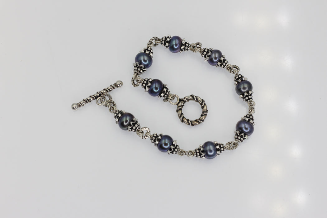 Sterling Silver and Fresh Water Pearl bracelet