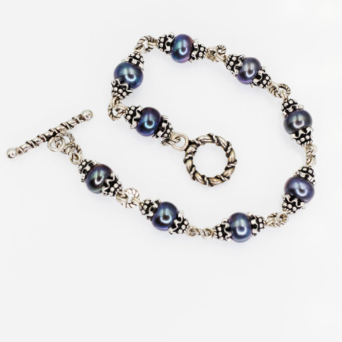 Sterling Silver and Fresh Water Pearl bracelet
