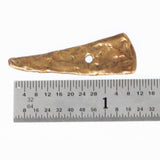 (bzbd197-9745) Bronze Shard Bead