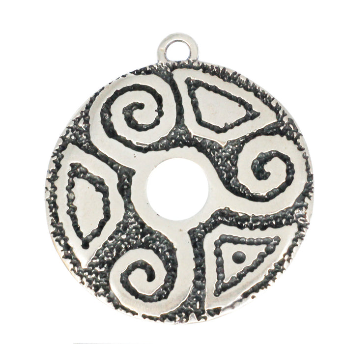 (SPN001-9335) Silver Petroglyph Pendant
