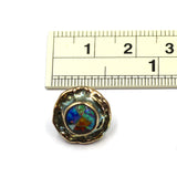 Bronze opal button